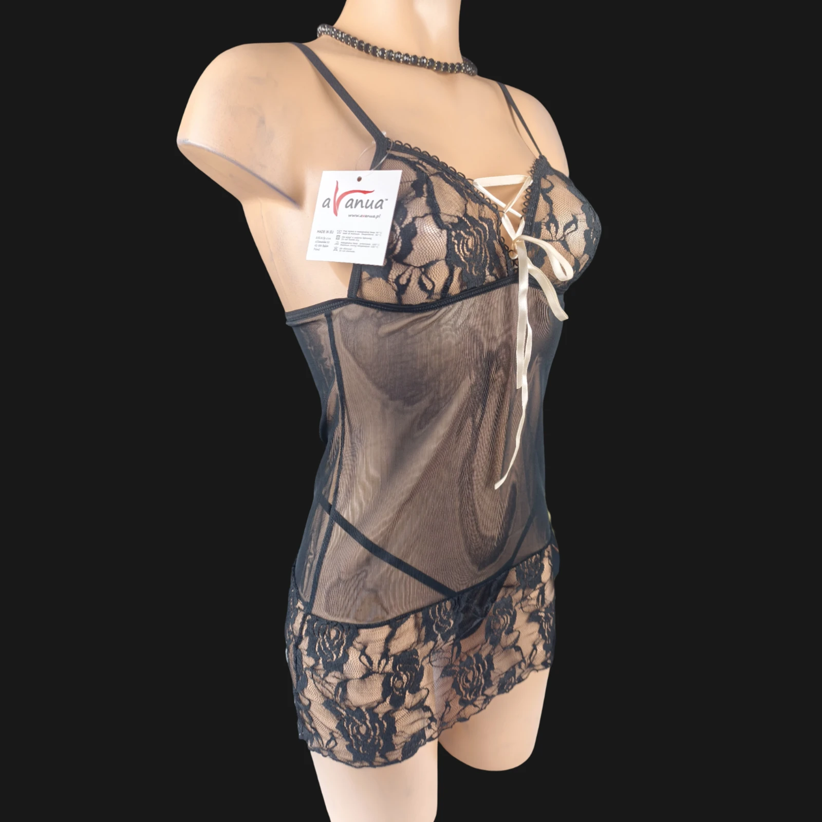 Set de lencería 2 piezas pijama + tanga – Nuevo - Talla S/M 36/38 – photo 7